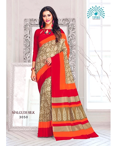 Tamara Malgudi Silk Saree (3050)-3050