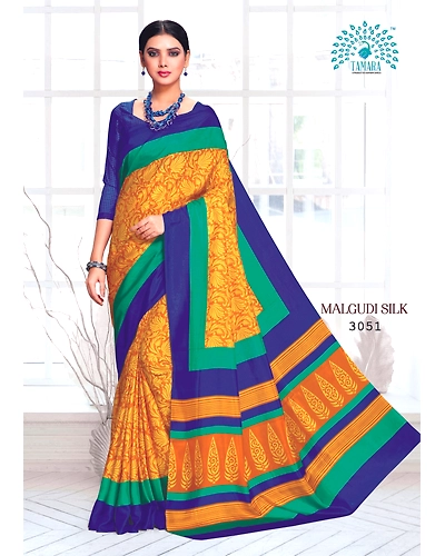 Tamara Malgudi Silk Saree (3051)-3051