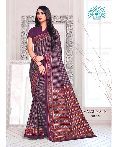 Tamara Malgudi Silk Saree (3086)-3086