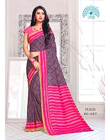 Tamara Peach Saree (PC - 027)