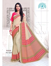 Tamara Peach Saree (PC - 029)