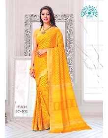 Tamara Peach Saree (PC - 031)