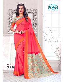 Tamara Peach Saree (PC - 033)