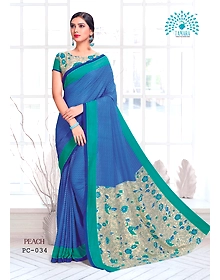 Tamara Peach Saree (PC - 034)