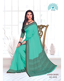 Tamara Sand Crape Saree (SC - 009)
