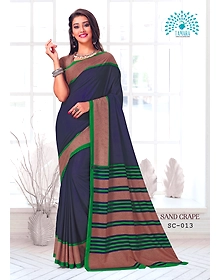 Tamara Sand Crape Saree (SC - 013)