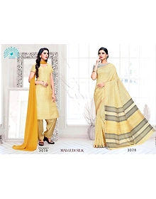 Tamara Malgudi Silk Saree & Salwaar (3078)
