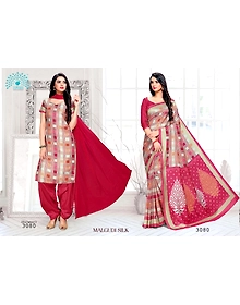 Tamara Malgudi Silk Saree & Salwaar (3080)