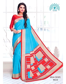 Tamara Silk Crape Saree (9033)