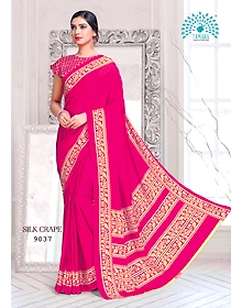 Tamara Silk Crape Saree (9037)