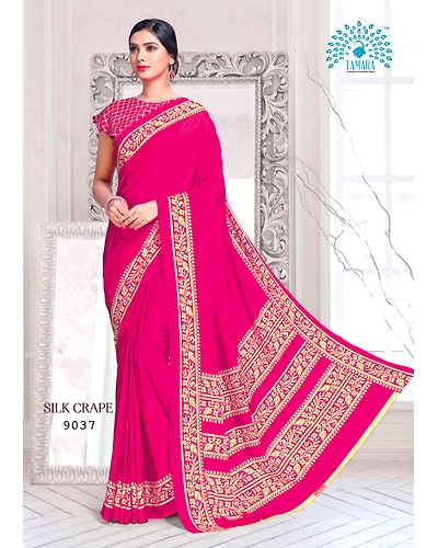 Tamara Silk Crape Saree (9037)-9037