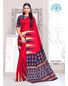 Tamara Silk Crape Saree (9045)