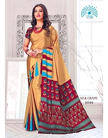 Tamara Silk Crape Saree (9046)