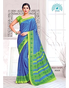 Tamara Silk Crape Saree (9049)