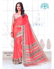 Tamara Silk Crape Saree (9050)