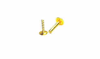 Vinayak 9 american diamond Gold Nose Stud (black)