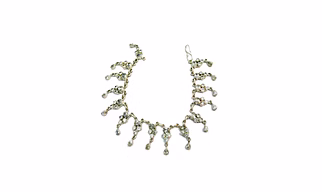 Shine in Style: Exquisite 925 Silver Traditional Anklet Collections in CZ (1 Pair)