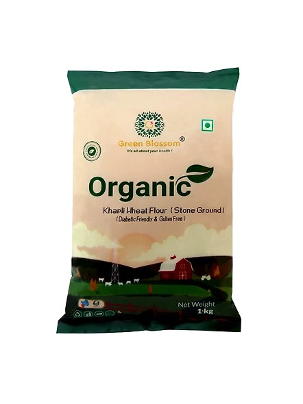Green Blossom Khapli Wheat Flour - 1kg