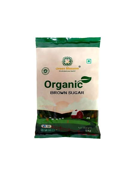 Green Blossom Organic Brown Sugar 500g - Pack of 8