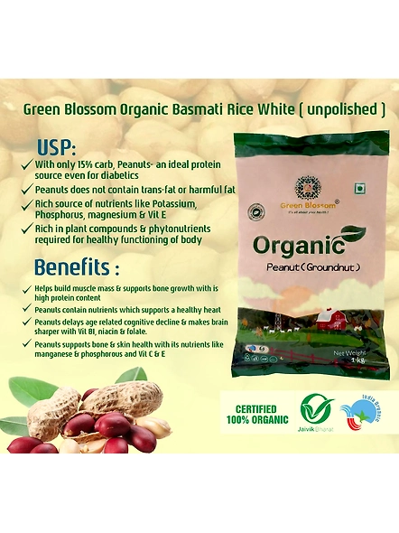 Green Blossom Organic Peanut - 1 kg