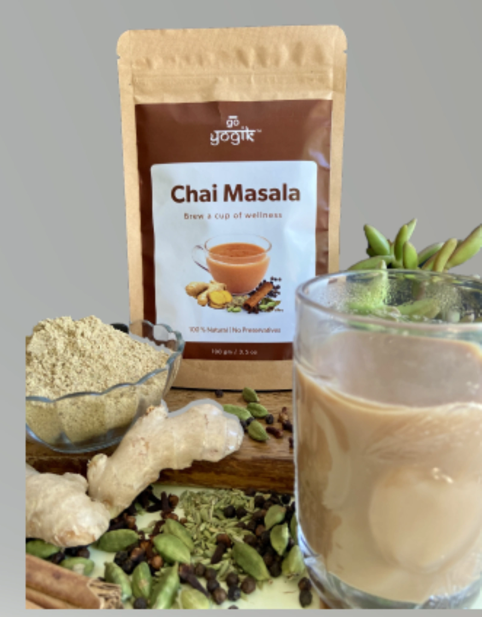 CHAI MASALA / SPICED GINGER TEA 100g-1