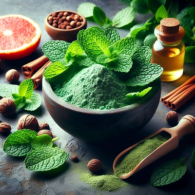 Mint Leaves &amp; Powder-1
