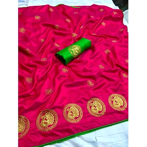 Designer sana silk pink saree