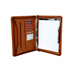 leather ring binder