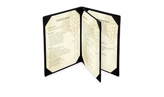 PU Leather Menu Cover