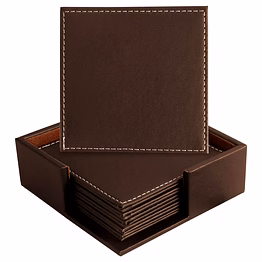 leather coasters