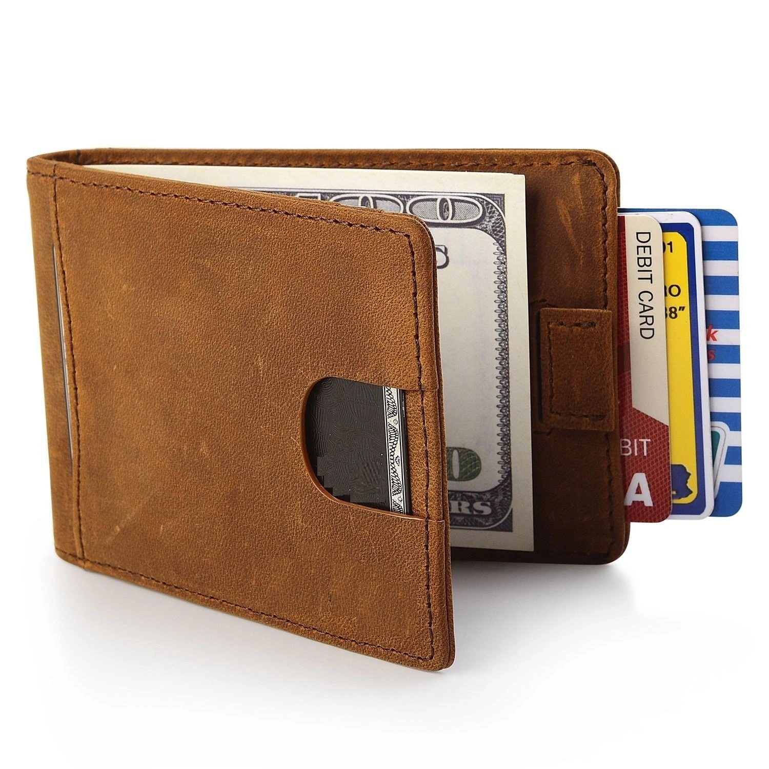 Leather Money Clip Wallet-11377578