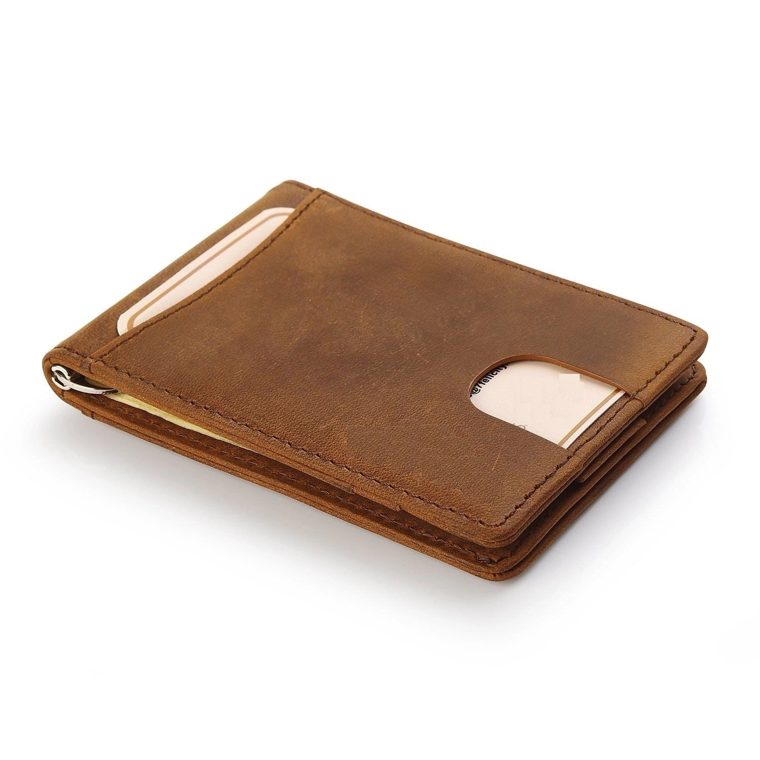 Leather Money Clip Wallet-1