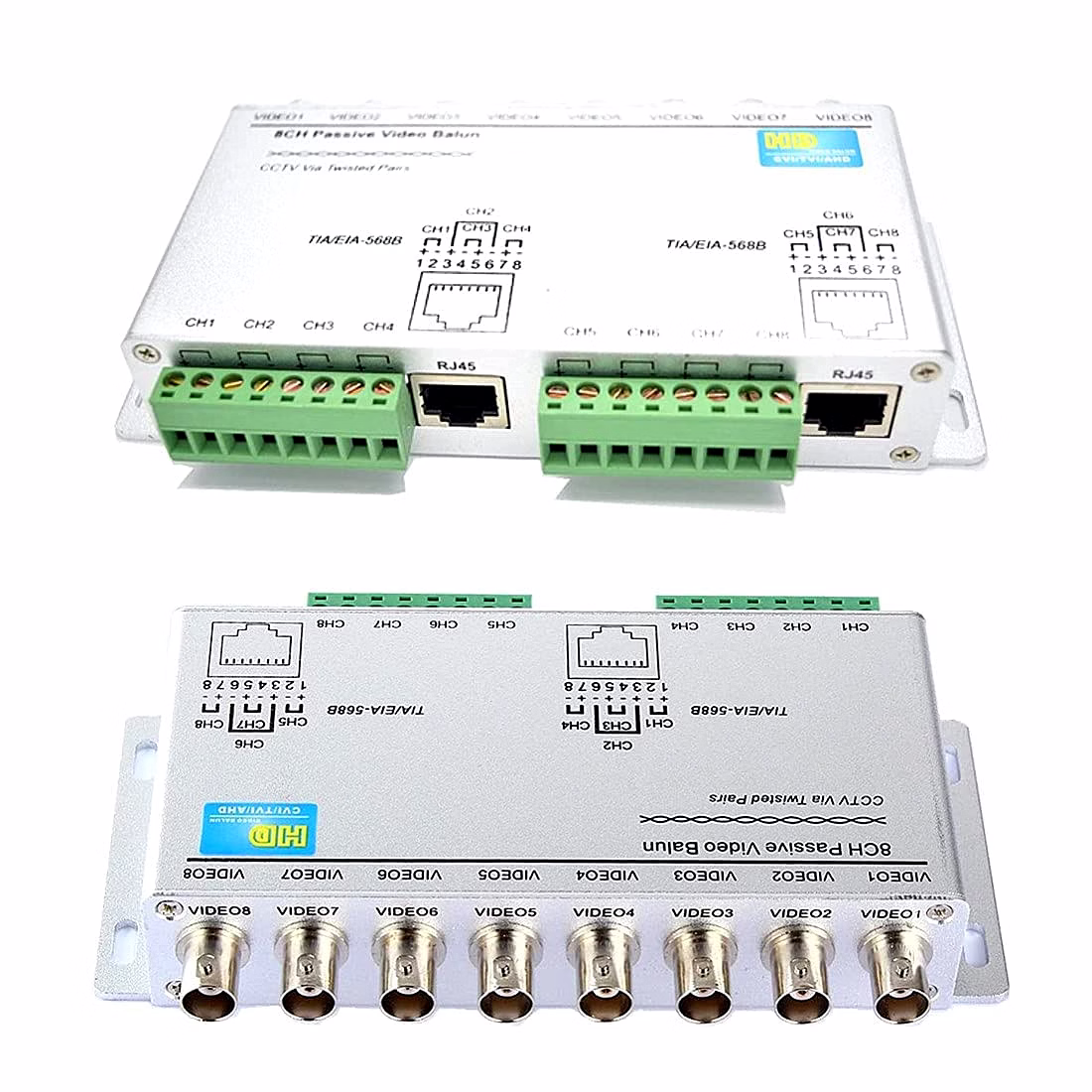 8 CH. CCTV PASSIVE VIDEO BALLON OVER CAT6 (VIDEO BALLON) RAC-BALPS-8CH image 5