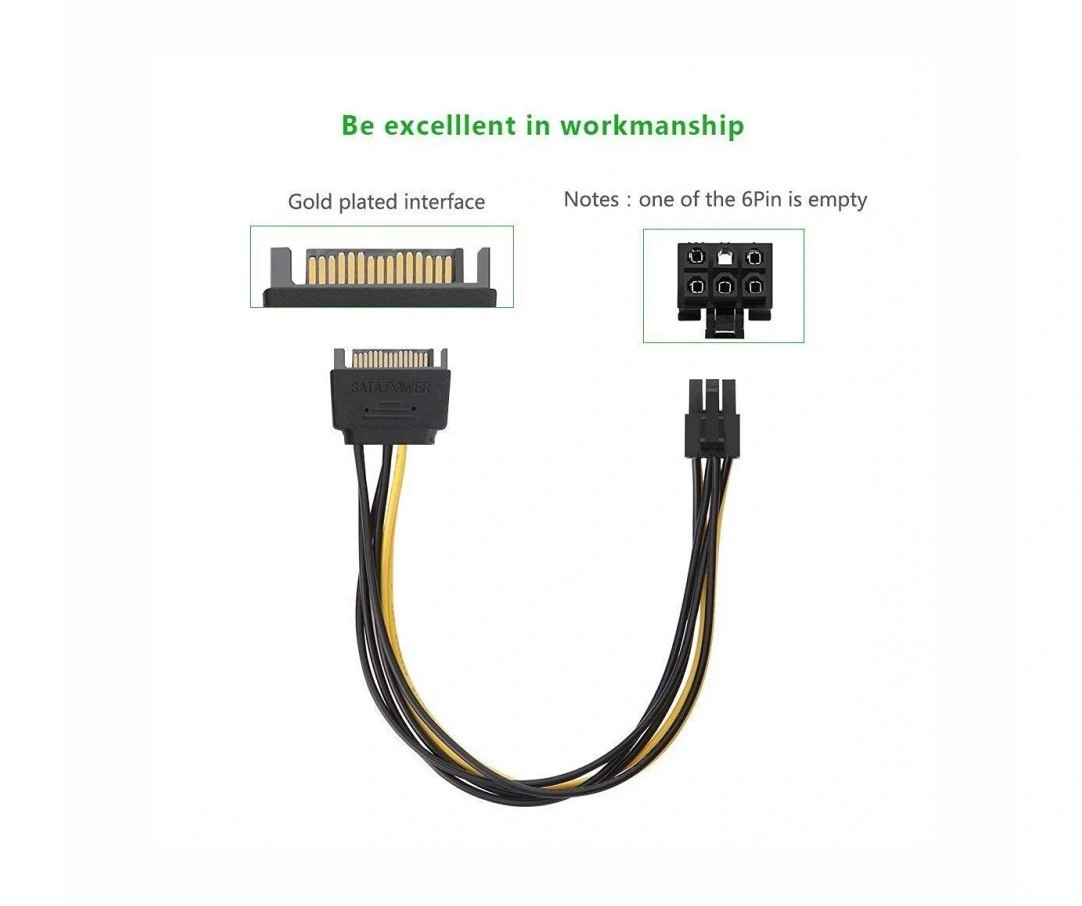 CABLELINK 6 PIN TO SATA MALE-2