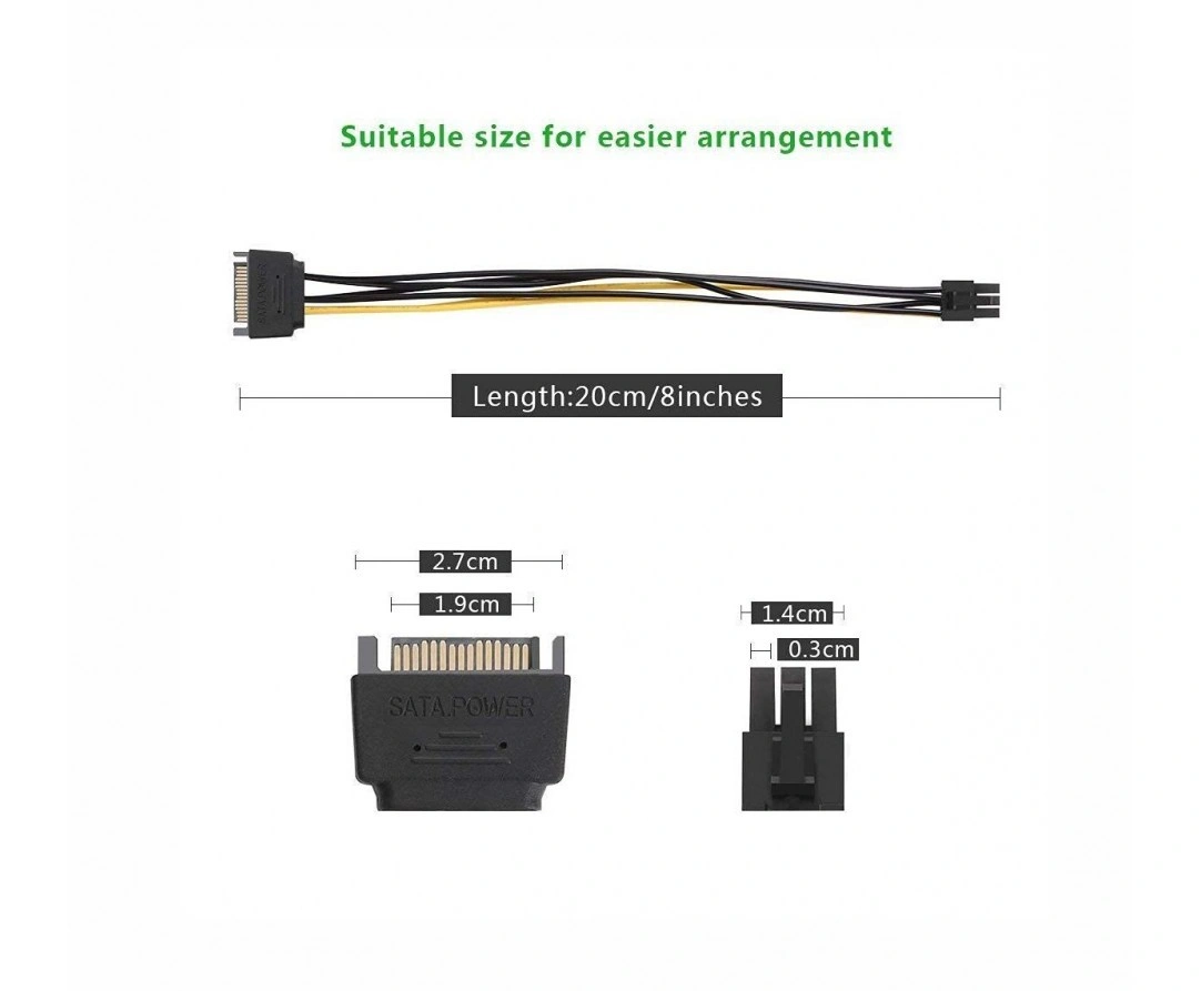 CABLELINK 6 PIN TO SATA MALE-3