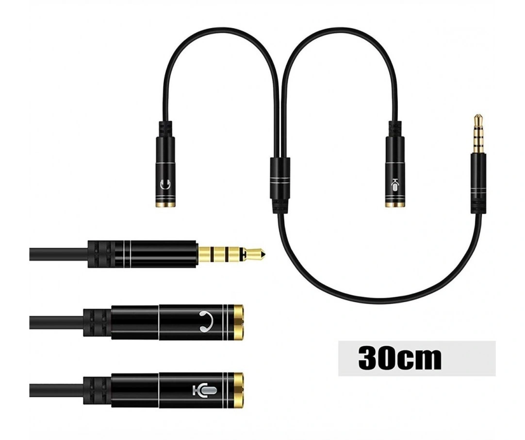 CABLELINK AUX SPLITTER CABLE (2FEMALE TO AUX MALE)-1