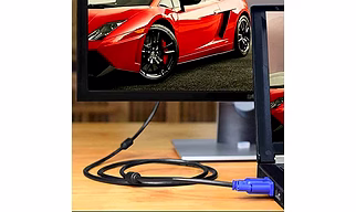 VGA Tft Cable 1.5 meter Male To Male Support full HD