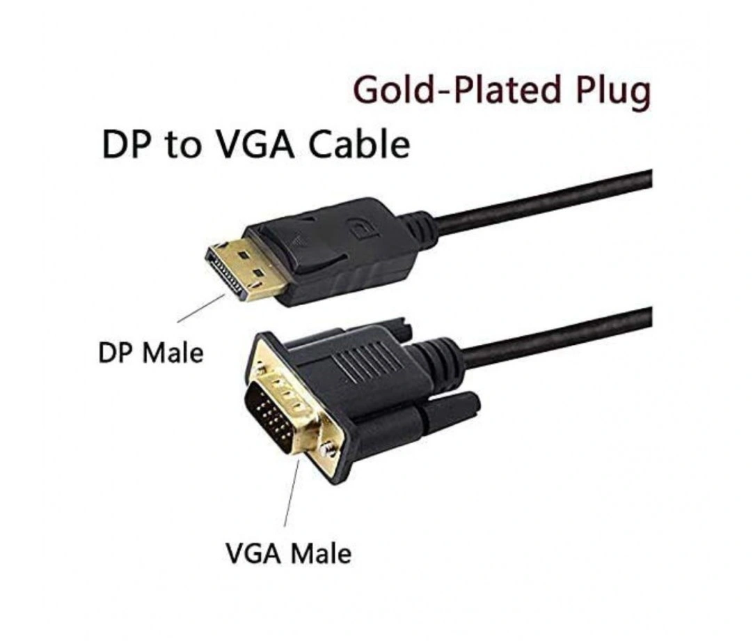 CABLELINK DP TO VGA CABLE (15 PIN MALE)-2