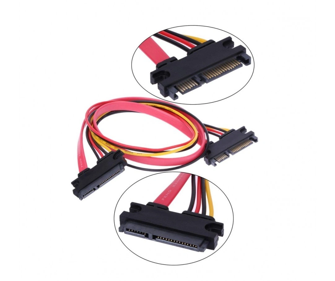 CABLELINK SATA CONNECTOR MALE TO FEMALE-3