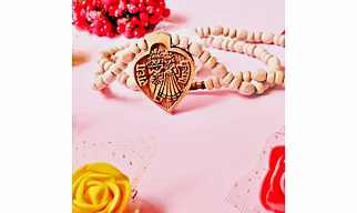Kamada Creations Radha krishnaTulsi bead Necklace pendant
