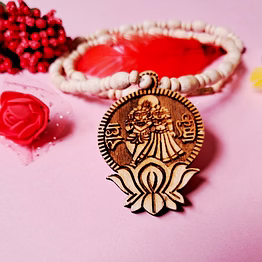 kamada creations radha krishnatulsi bead necklace pendant