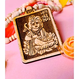 kamada creations shri ram tulsi bead necklace pendant