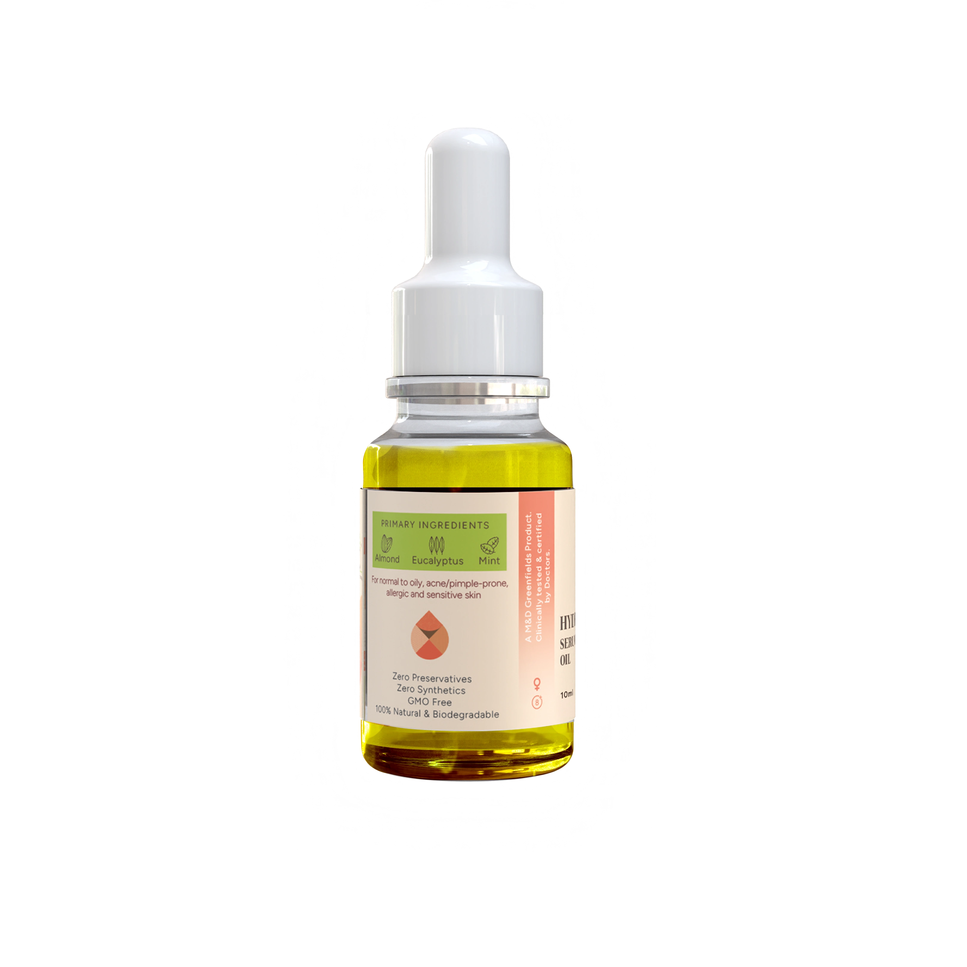 Hydra Oil Serum | 12 hours Hydration &amp; Glow | Daily Use | Normal, Dry, Combination &amp; Matured skin-10 ml-3