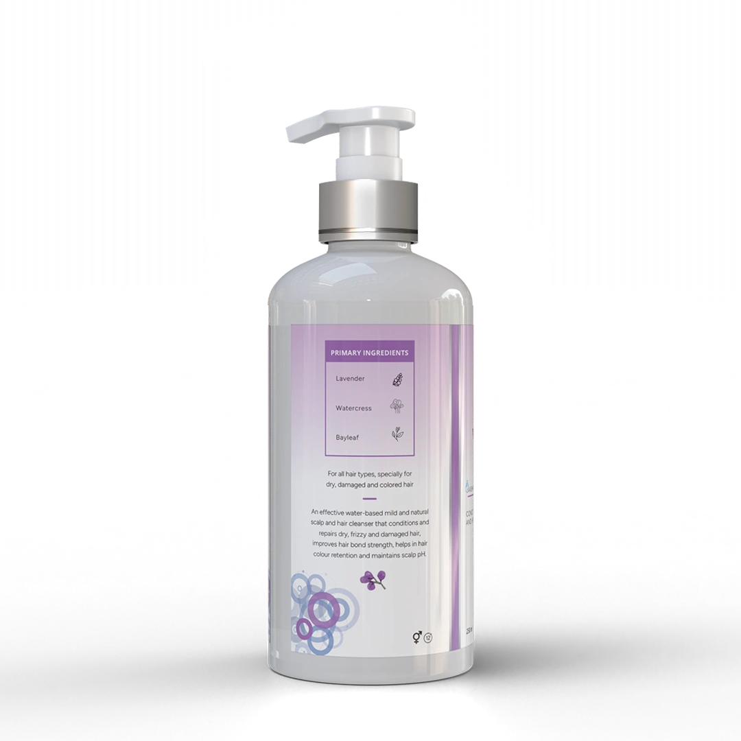 Violet Breeze | Conditioning Shampoo | Dry, Curly, Chemically Treated Hair | Sulphate, Paraben &amp; SLS Free-250 ml-3