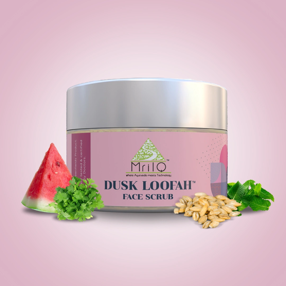 Dusk Face Loofah | Exfoliator &amp; Scrub | Acne, Pimple, Scars, Marks &amp; Oil Control | Sensitive, Oily, Combination skin-FC-KL20