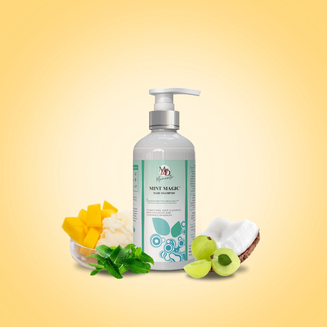 Mint Magic | Conditioning Shampoo | Dandruff, Oil &amp; Infection Control | Sulphate, Paraben &amp; SLS Free-HC-WM250