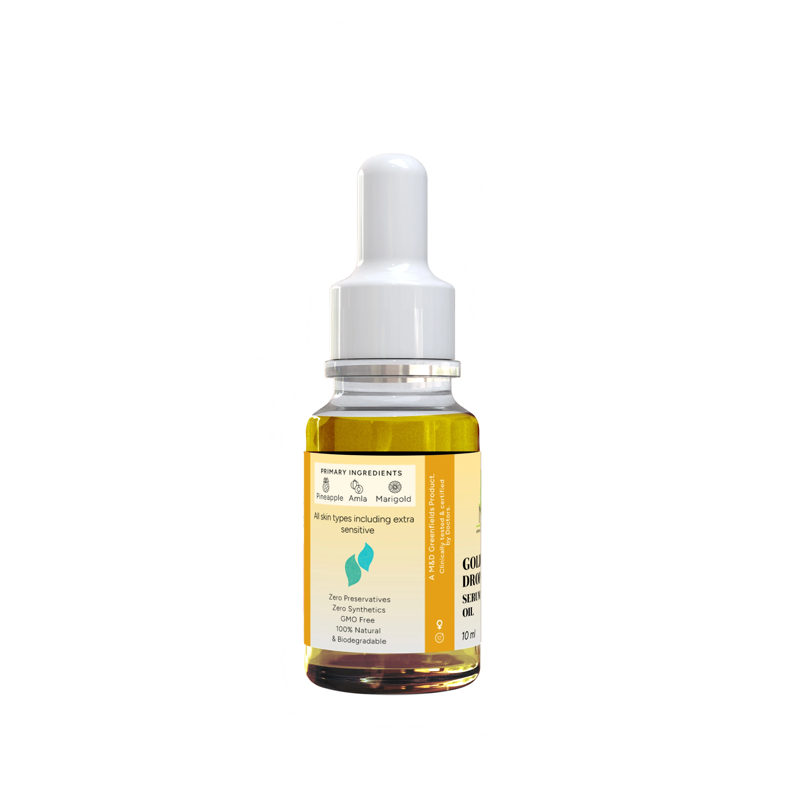 Golden Drop Oil | Instant Glow &amp; Hydration| Vit C Serum | All Skin Types-10ml-3