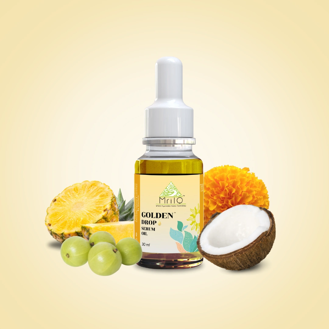 Golden Drop Oil | Instant Glow &amp; Hydration| Vit C Serum | All Skin Types-FC-GD30