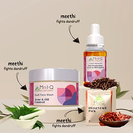 dusk acne kit | ayurvedic acne, pore & oil control solution | natural skincare for clear, glowing skin