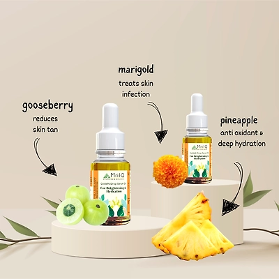 Golden Drop Oil | Instant Glow & Hydration| Vit C Serum | All Skin Types